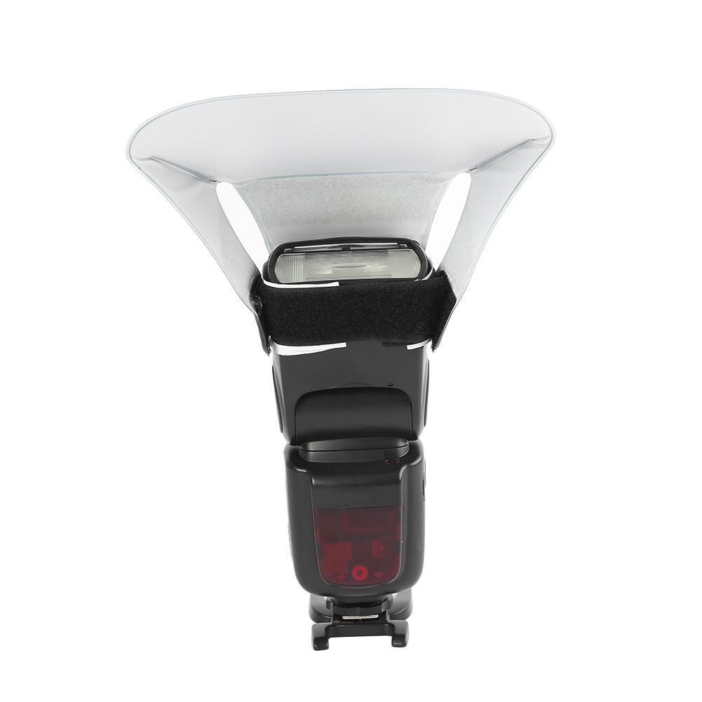 Universele Dslr Camera Flash Diffuser Softbox Panelen Witte Reflector Lampen Schieten Macro Top Reflecterende Panelen Voor Een Flash Lamp