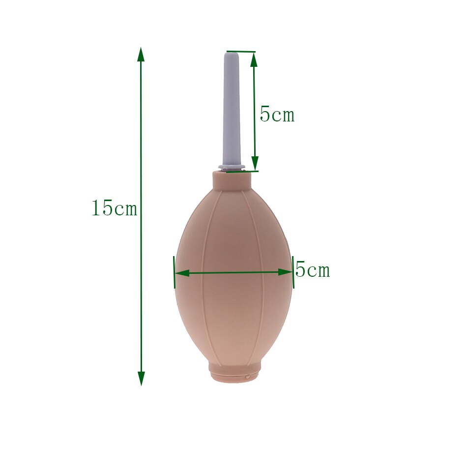 Rubber Air Blower Ball Strong Dust Cleaner Mobile Phone Tablet PC Camera Lens Keyboards Dust vacuum cleaner: Khaki