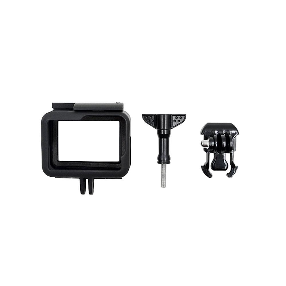 Plastic Frame Case Voor Gopro Hero 5/6/7 Zwarte Camera Verticale Bescherming Sport Camera Draagbare Standaard Cover