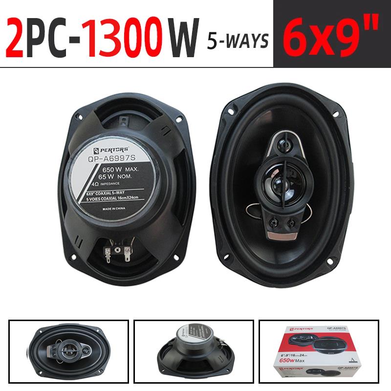 6x9 inch 2 STKS 1300 W (2X650 W) coaxiale luidspreker Auto Hi-Fi Audio Full Range Luidspreker ﻿