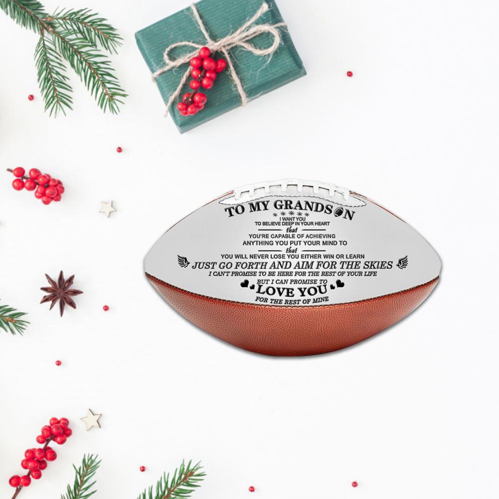 High Performance Match Rugby Ball Sport Accessory Blessings Word Small High Strength Inflatable Rugby Ball