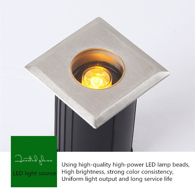 1w spot led udendørs led trin lys vandtæt trappe terrasse lys udendørs terrasse dekoration  dc24v have indvendig væglampe