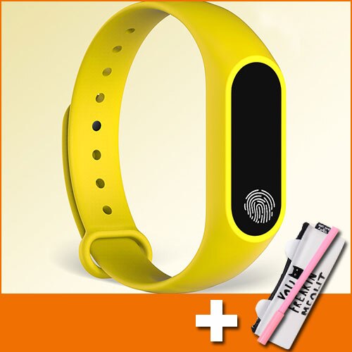 Digital ur børn børn ure til piger drenge armbåndsur elektronisk led armbåndsur sport studerende barn ur time: Gul med gave