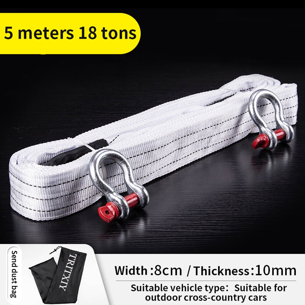 TRITXIY Nylon Tie Down Straps Towing Rope Strape Cable High Strength