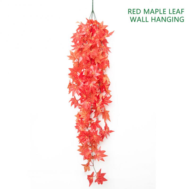 Simulation Green Plant Vine Green Radish Home Decoration Vine Leaves Chlorophytum Wall Hanging Eucalyptus Rattan Hanging Plant: A04
