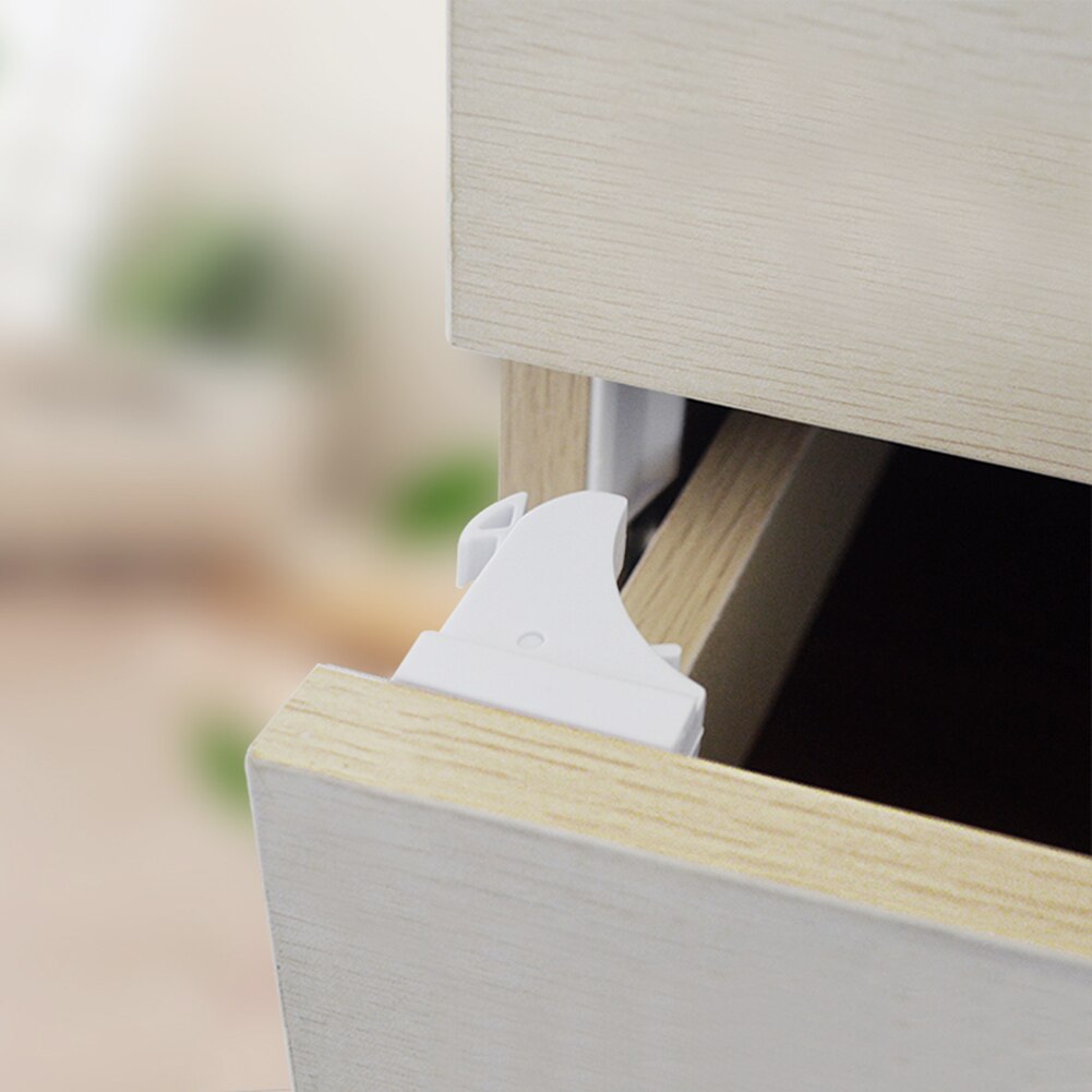 10 ensembles magnétique enfant serrure bébé sécurité armoire tiroir porte serrure enfants Protection Invisible serrure enfants sécurité