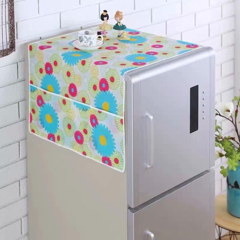 WaterProof Washing Machine Cover Refrigerator Dust Cover 70x170cm Refrigerator Covers Dustproof Fridge Cover Storage Organizer: Style 5
