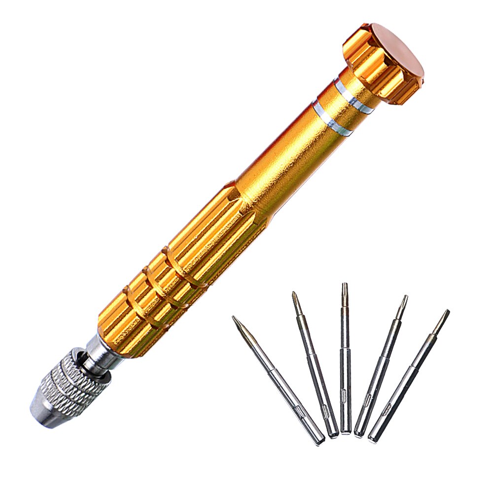 DIYWORK Cell Phone Opening Tools Set 5 in 1 Mobile Phone Repair Tool Kit Screwdrivers Pen Style DIY Mobile Phone Accessories