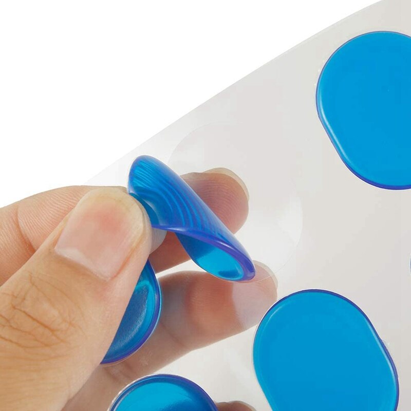 24 Pcs Drum Damper Gel Pad Silicone Drum Damping Soft Drum Damper Drum Snare Drum Mute Pad for Controlling Drum Sounds