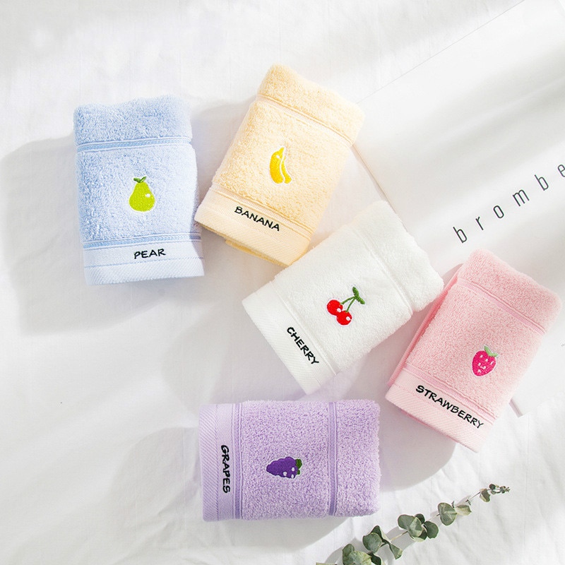 Pure Cotton Children Towel Cartoon Patterns Face Towel Children Wash Small Towel Kindergarten Children Towel Saliva Towel