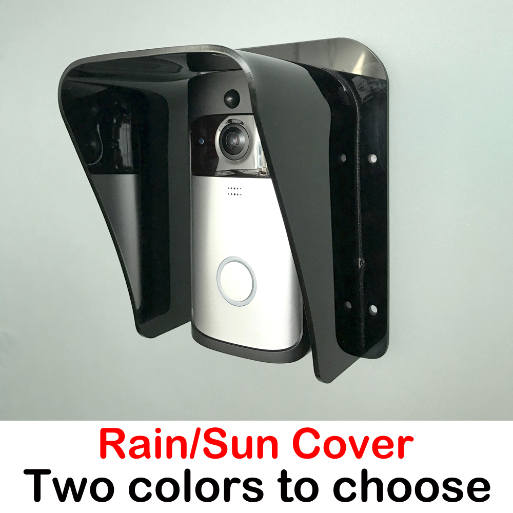 Outdoor Waterproof Rain Cover Snow Cover Sun Shade for Doorbell Apartment Video Intercom IP Video Wi fi Door Bell Cam Universal