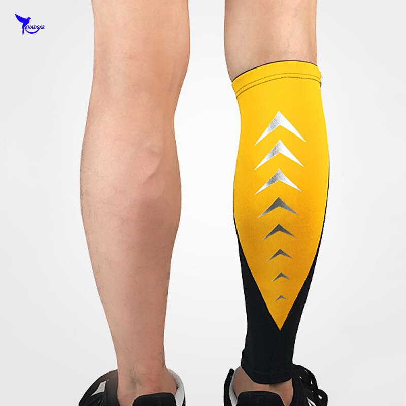 1 paar Compressie Outdoor Running Scheenbeschermers Ademend Basketbal Kalf Mouwen Fietsen Voetbal Sokken Sport Veiligheid Protector
