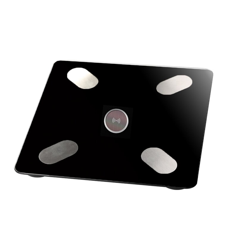 Balance électronique de corps solaire USB Rechargeable BT mesure numérique poids Bluetooth balance de santé vocale intelligente