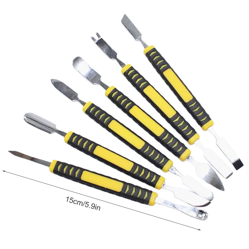 6 Stuk Set Metalen Koevoet Elektronische Reparatie Tools Multi Huishoudapparatuur Demonteren Tool Voor Home-elektronica