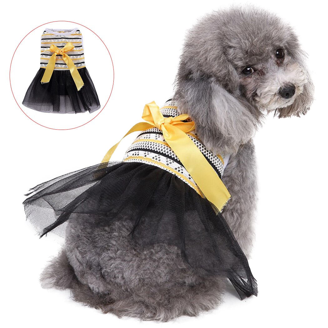 Halloween Hond Jurk Decoratieve Strik Katoen Huisdier Kleding Huisdier Zomer Jurk Huisdier Kleding