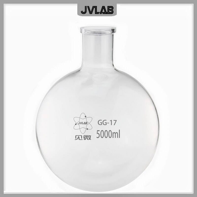 Receiving Flask Rotary Evaporator Accessories Lab Glassware Round Bottom Flask 5000ml Flange Mouth Diameter 34/50mm 1/PK