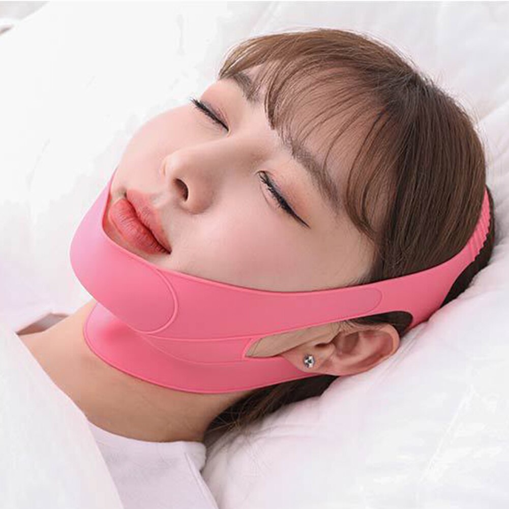 Masque amincissant respirant pour le visage et le cou, anti-rides, Lifting du Double menton, raffermissement du visage, bande de sommeil, Bandage facial, offre spéciale