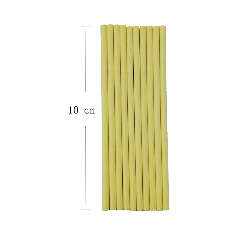 10 stücke 8/10/15 cm Lutscher Kuchen Papier Stock Kuchen knallt Weiß Feste Papier Stock Backen DIY zucker Handwerk Fondant bilden Süßigkeit bilden: Schwarz