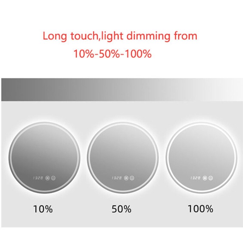 Bathroom Mirror Light Isolated Touch Switch Mirror Dedicated Touch ON/Off