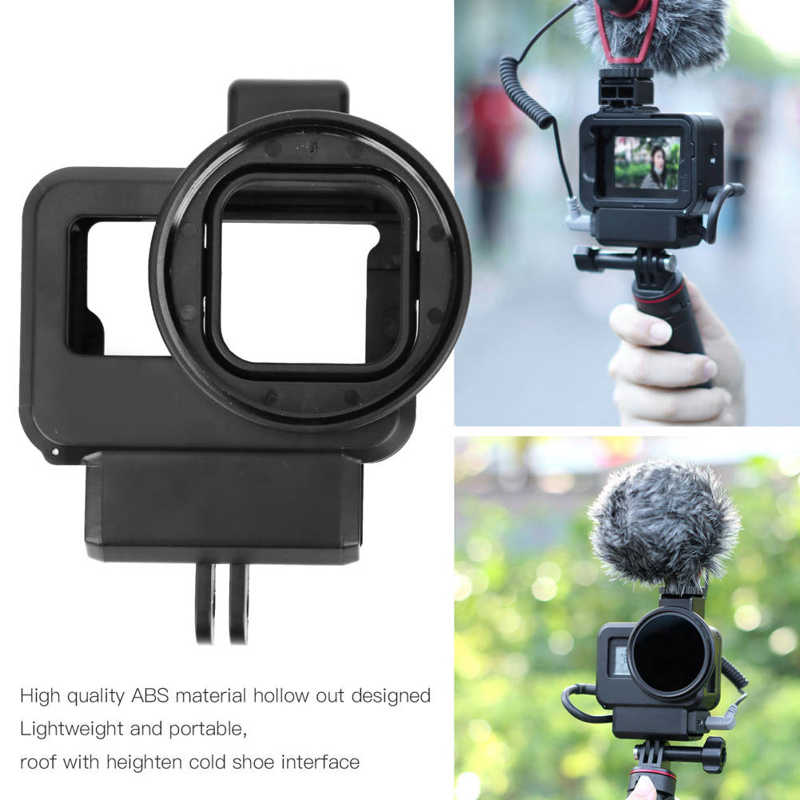 Equipamento de câmera ulanzi G8-9 esportes câmera gaiola proteção quadro vlog extensão microfone acessório fotografia câmera gaiola