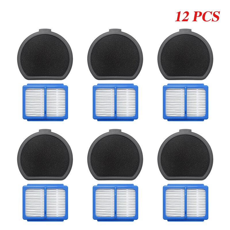 Voor Aeg QX9-1-50IB ASKQX9 Stofzuiger Hepa Filter Filter Katoen Professionele Vervanging Accessoires Onderdelen: 12PCS