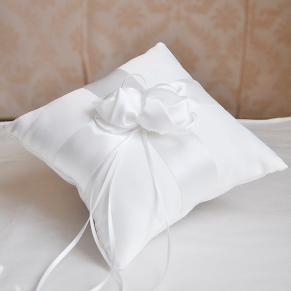 Wedding Ring Pillow Wedding Square Ring Cushion Flower Finger Ring Pillow Bride Ring Pillow