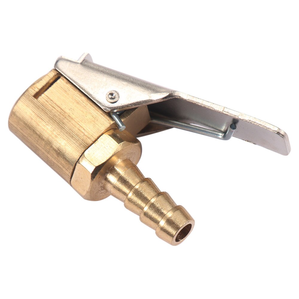 Car Tire Inflator Valve Connector Wheels Tires Parts Clamp Brass Air Pump Chuck Clip Car Tire Wheels Tires Parts