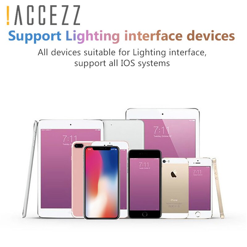 ! Accézz – adaptateur 2 en 1 pour Apple iPhone XS MAX XR X 7 8 Plus IOS 12, Jack 3.5mm, adaptateur d&#39;écouteurs, séparateur de câble Aux