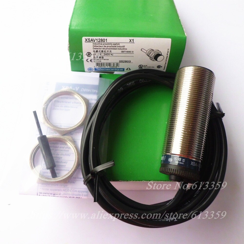 XSAV12801 Schneider Proximity Switch Speed Sensor Good One Year Warranty