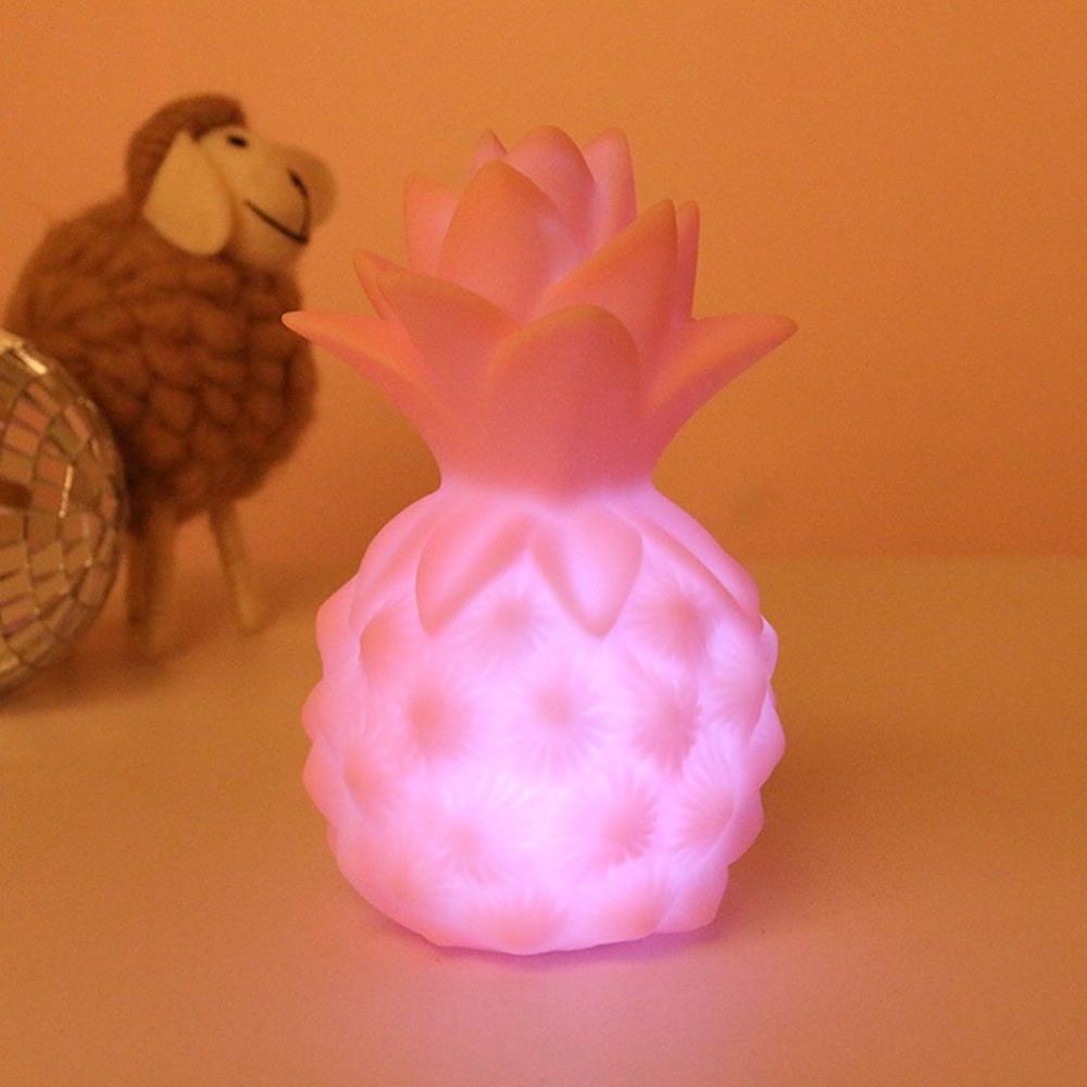 LED Nachtlicht Mädchen Herz Zimmer Ananas Ornamente Kreative Nacht Fütterung Milch Gel Nacht Lampe Professionelle