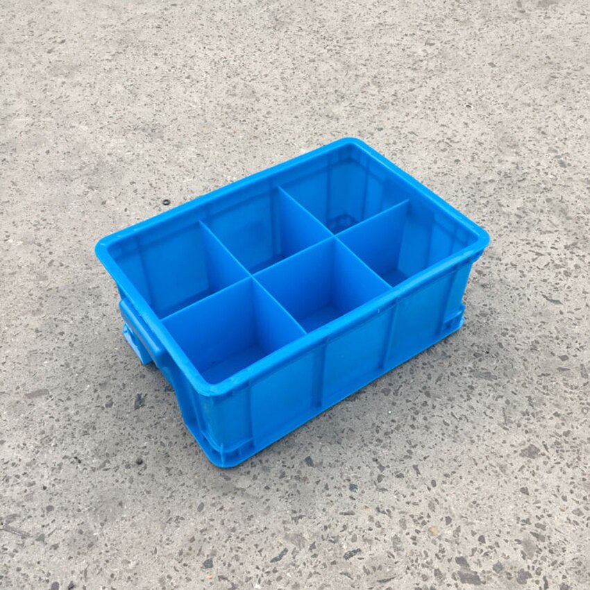6 Grids Plastic Storage Box Rectangular Compartments Small Parts Accessories Box Case Container Multifunctional Turnover Box