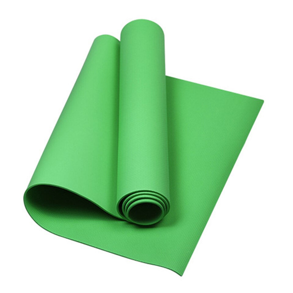 GobyGo 1Pcs Yoga Mat Size 173x60x0.4cm Non-slip Slimming Exercise Fitness Gymnastics Mat Body Building Esterilla Pilates: Green