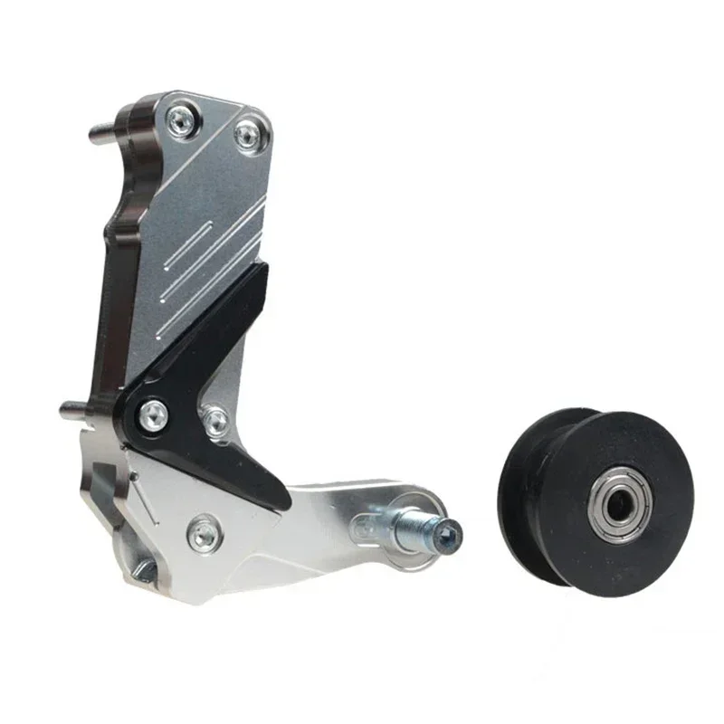 Motorcycle Link Length Modified Chain Tensioner Adjuster Chain Automatic Adjuster Wheel Chain Tensioner Roller: Silver