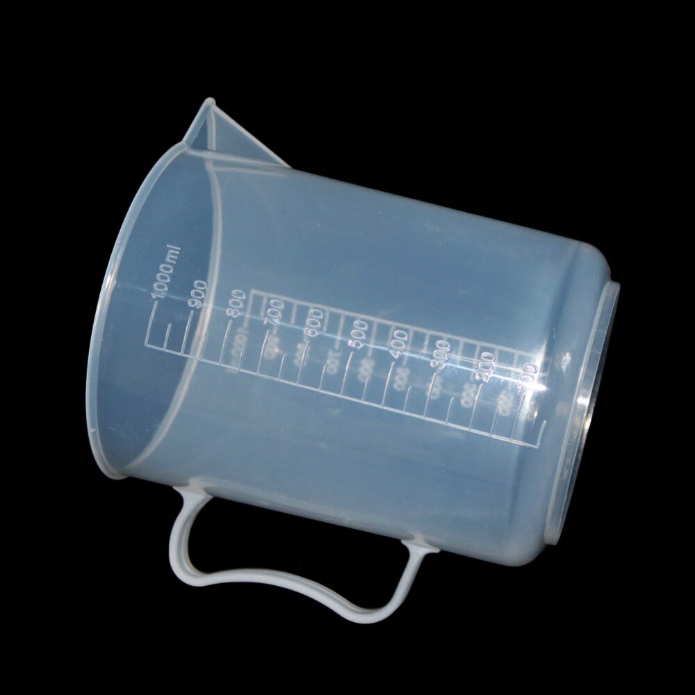 1 Pcs Plastic Maatbeker Afgestudeerd Maatcilinder Gereedschap Keuken Chemie Laboratorium Accessoires 250/500/1000/2000 Ml