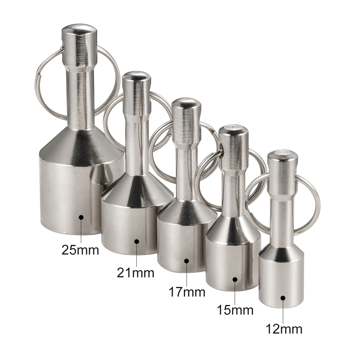 Neodymium Pocket Keychain Magnets with Strong Magnetic Rare Earth Clasps for Hanging Keys Holder
