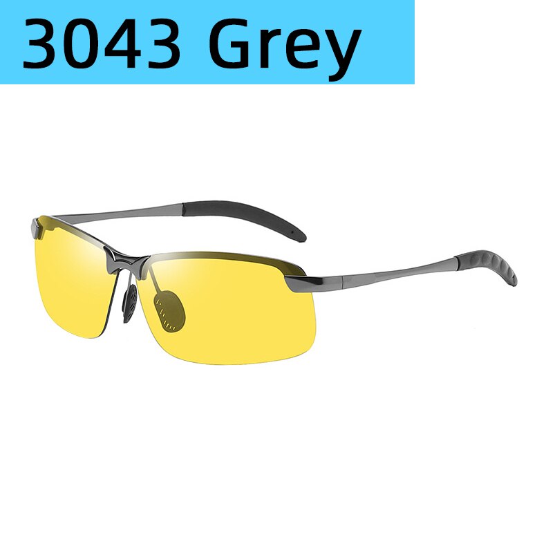 Photochrome Polarisierte Sonnenbrille Angeln Brillen Brille Reise Camping Wandern Fahr Fahrrad Radfahren im freien Sport Brille: 3043 Grey