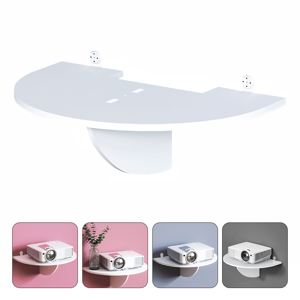 Punch-free Projector Storage Shelf Home Wall Storage Hanging Stand for Projector