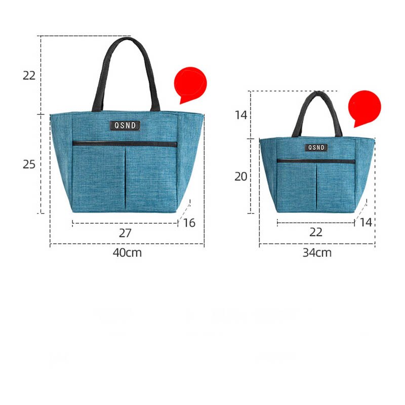 Mittagessen Tasche Neue Kind Frauen Männer Thermische Isolierung Wasserdichte Tragbare Picknick Isolierte Lebensmittel Lagerung Box Tote Mittagessen Tasche