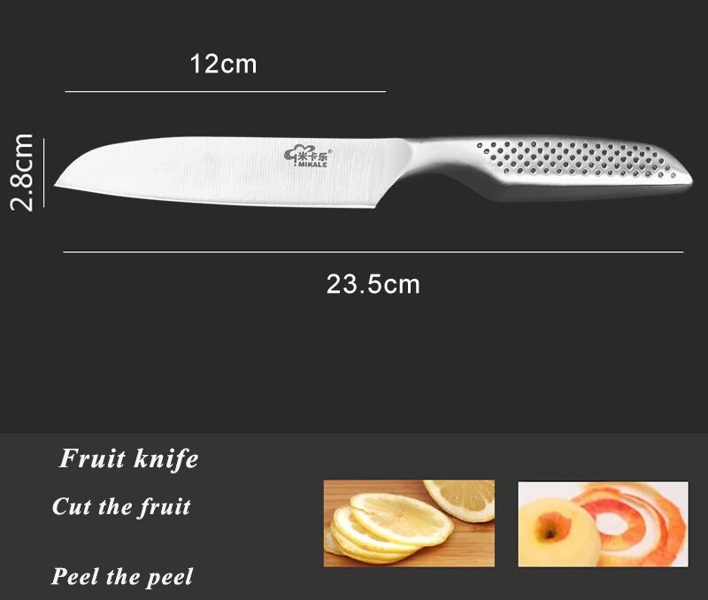 3pcs Stainless Steel Kitchen Knife Household Kitchen Knives Chef's Knife for Cutting Meat Slices and Vegetables Fruit Knife: fruit knife
