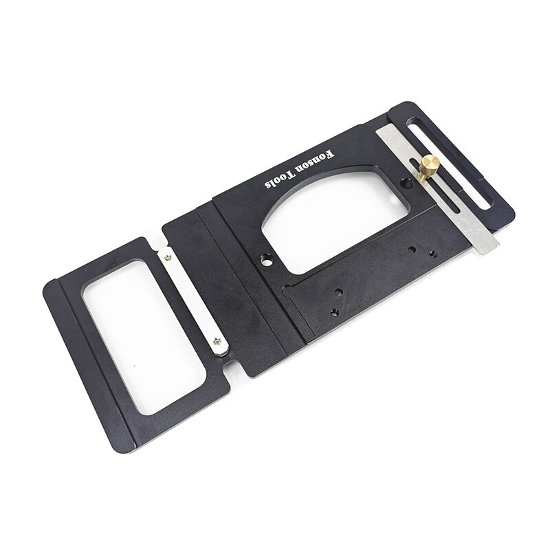 Woodworking Angle Stop 90 Degree Right Angle Guide Rail Clamp Aluminum Alloy Track Saw Position Tool For Electric Circular Saw: Default Title