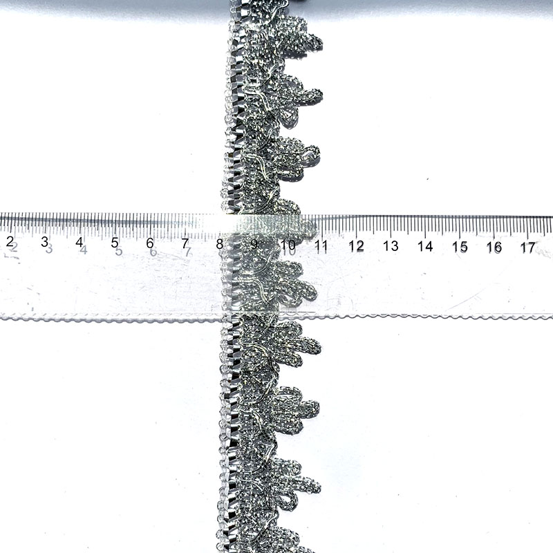 4m/13.12ft each bag golden silver lace trims big wide satin ribbons clothing curtain accessory handmade DIY sewing flower trim