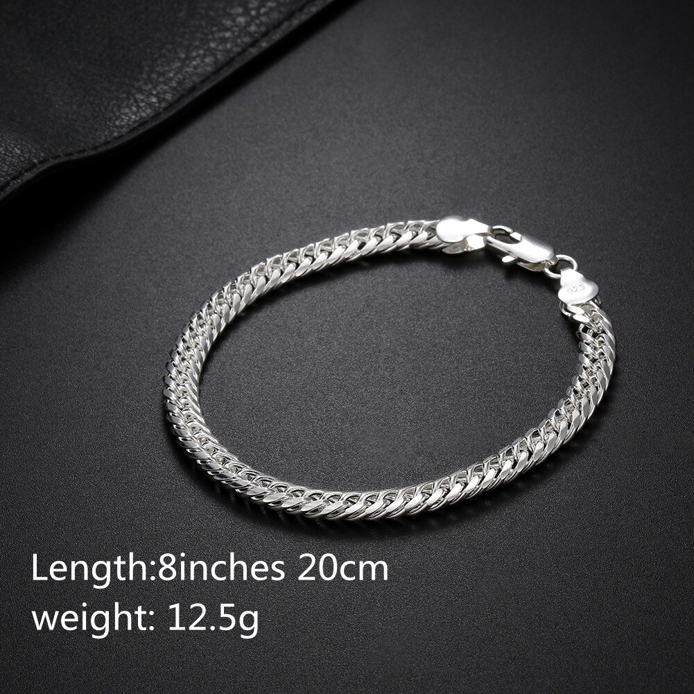 925 silber Gold farbe exquisit 10mm kette männer frauen Kette edle hochzeit Armbinde charme hochzeit geburtstag einige stil: LH042