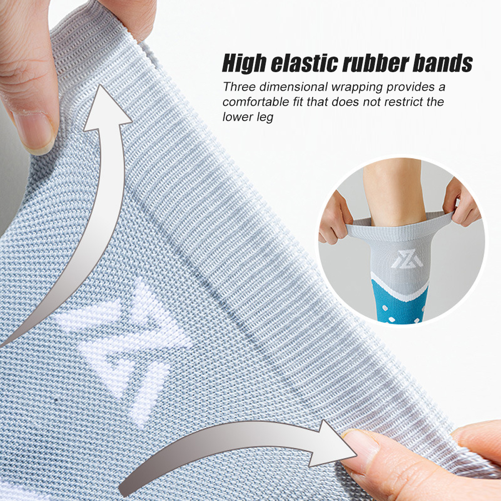 Manchons de compression de mollet pour hommes et femmes, manches de compression des jambes, chaussettes sans pieds, attelle de tibia et varices, 1 paire