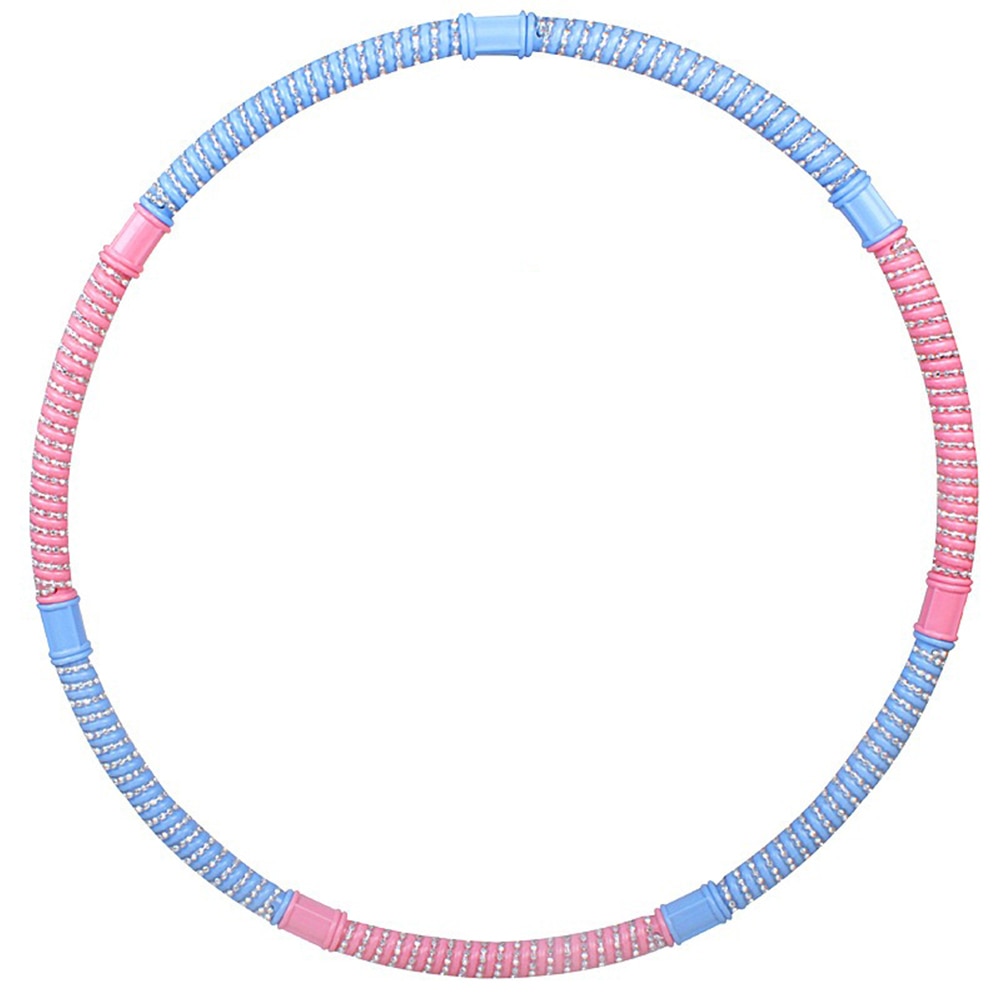 Removable Health Hoop Fitness Circle 3500 Massage Beads 7 Sections Own Combination Hoop Sports Hoop Weighted Hoop Slimming 76cm