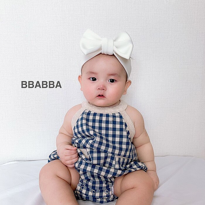 sommer Neue Stil Plaid Strampler Korea Kinder baby mädchen romper