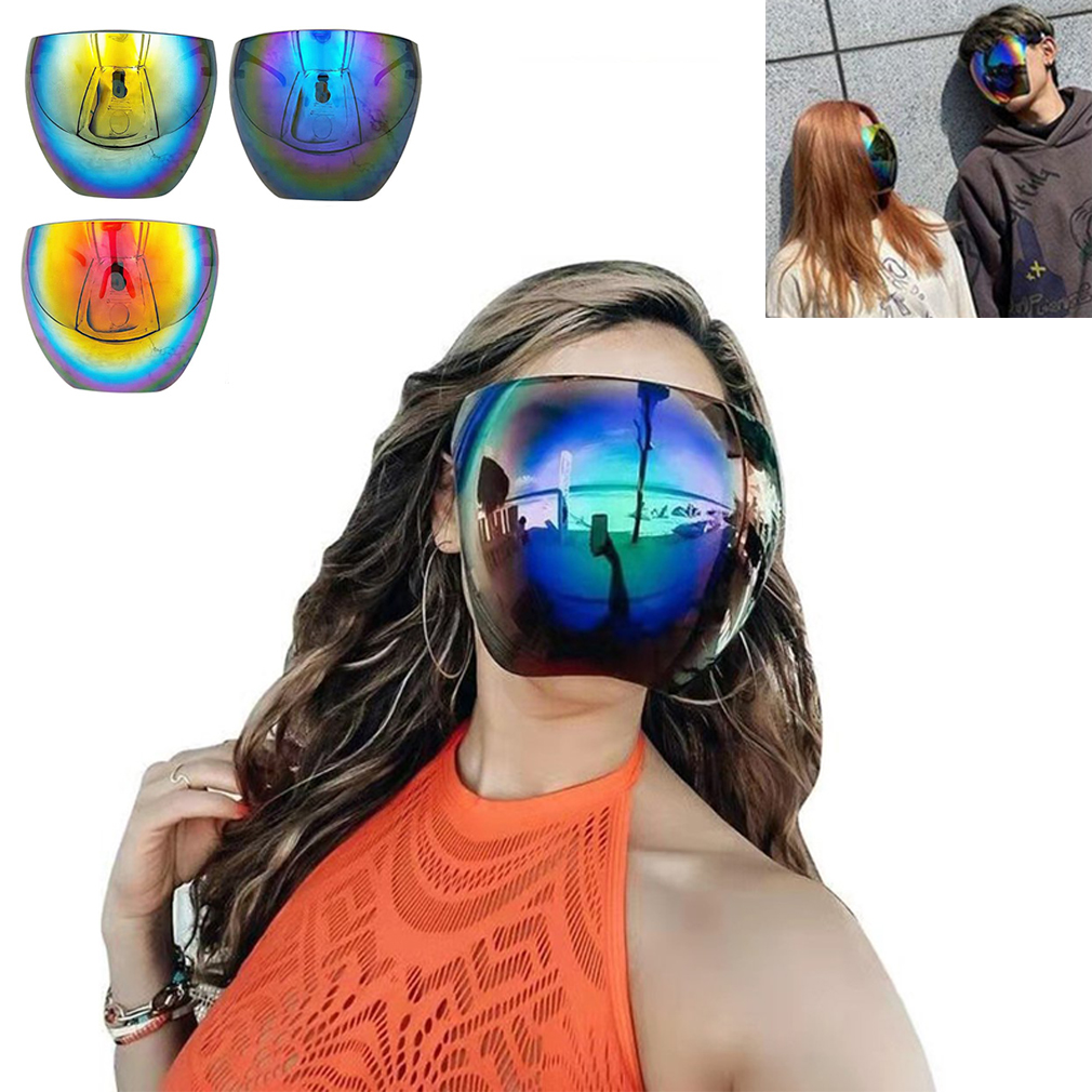 Solglasögon herr cykelglasögon damer ansiktsskyddsglasögon helmaskerade sfäriska linser stänkskyddande skyddsglasögon