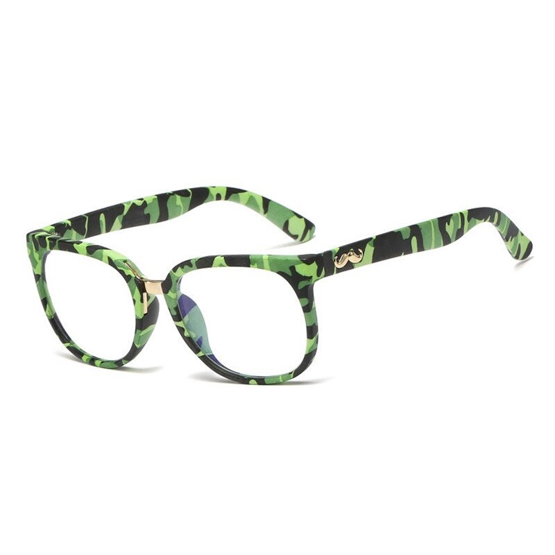 Aimisuv firkantede anti blåt lys blokerende briller børn ramme  tr90 fleksible optiske briller ramme børn klare briller: C1 grønne
