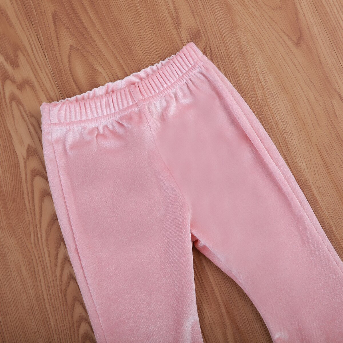 Em Estoque! 1-5y da criança do miúdo meninas calças de veludo roupas infantis sólido bell-bottomed calças casuais crianças flare calças