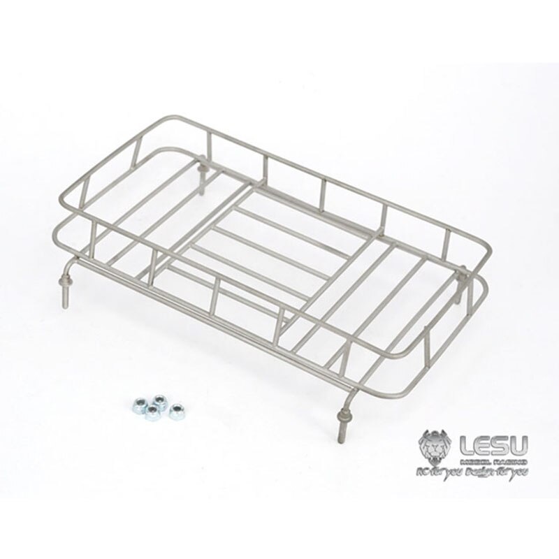 Lesu metall hytte takstativ for 1/14 rc tamiya scania traktor lastebil modell