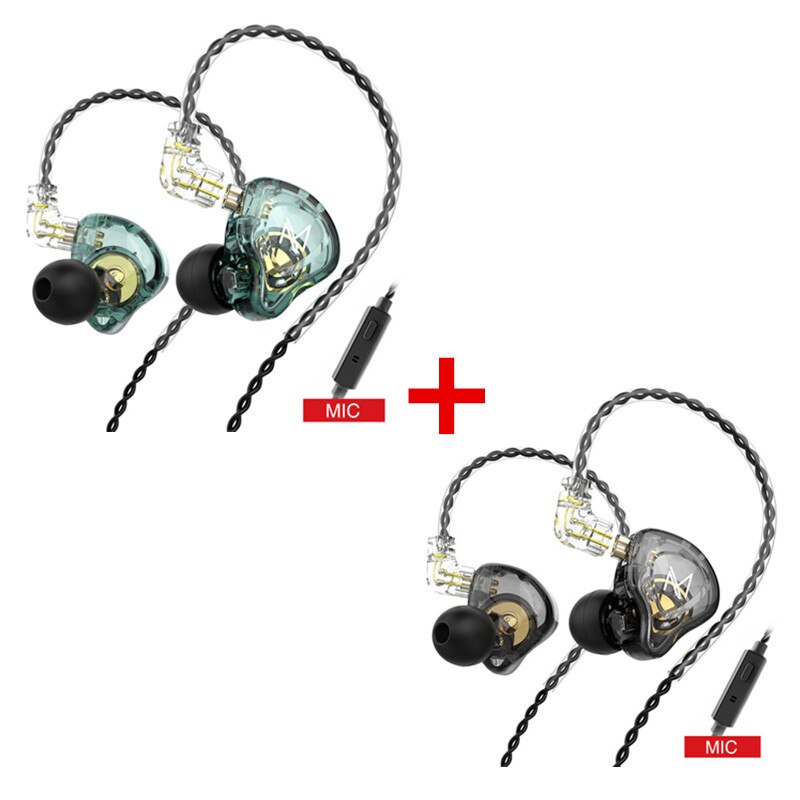 Najnowsze słuchawki douszne TRN MT1 Dynamiczny monitor DJ IEM Słuchawki douszne HIFI Sportowe słuchawki z redukcją szumów TRN M10 TA1 ST1 V90s T300 X7: Różowy